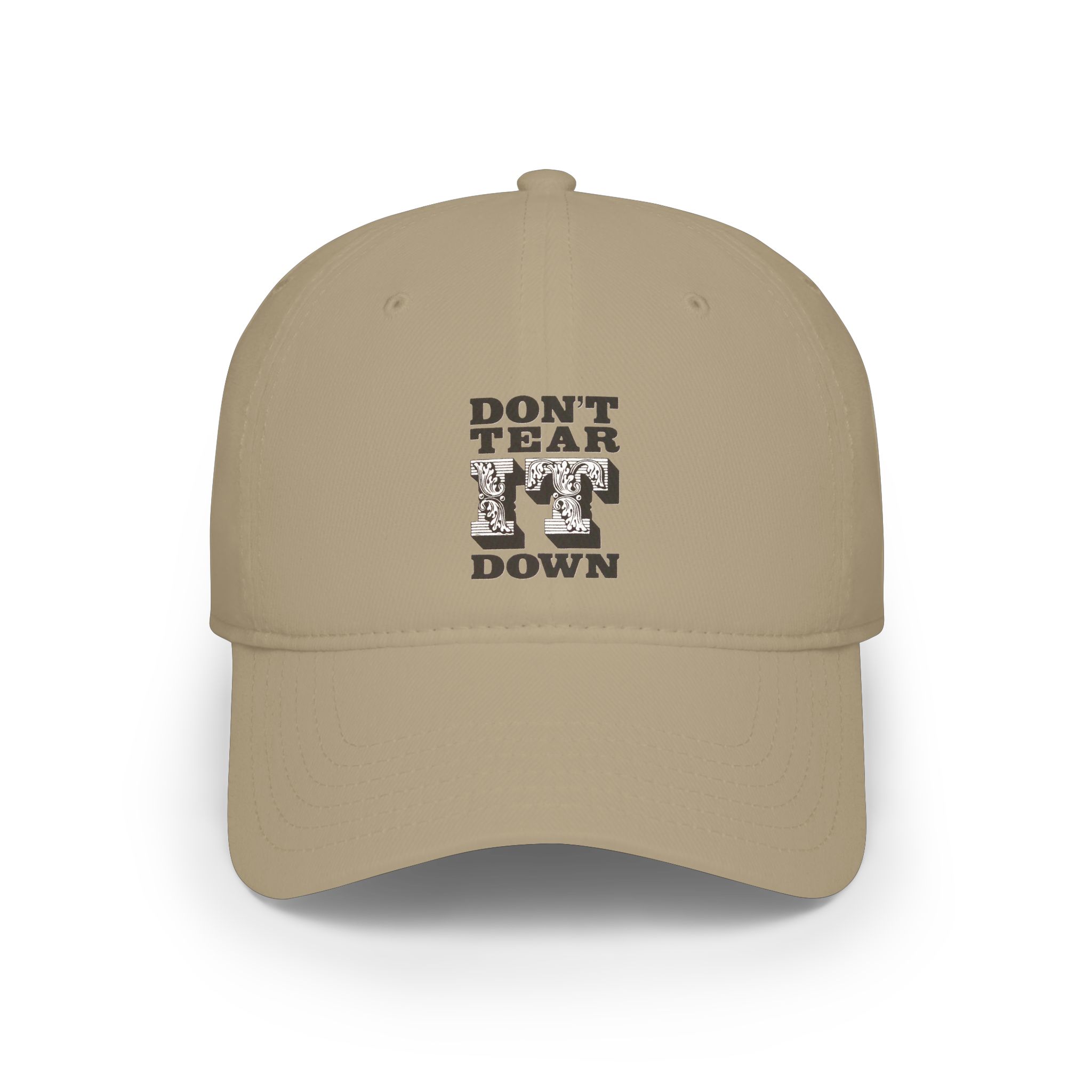 Don’t Tear It Down Baseball Cap | Distressed Text - Image 9
