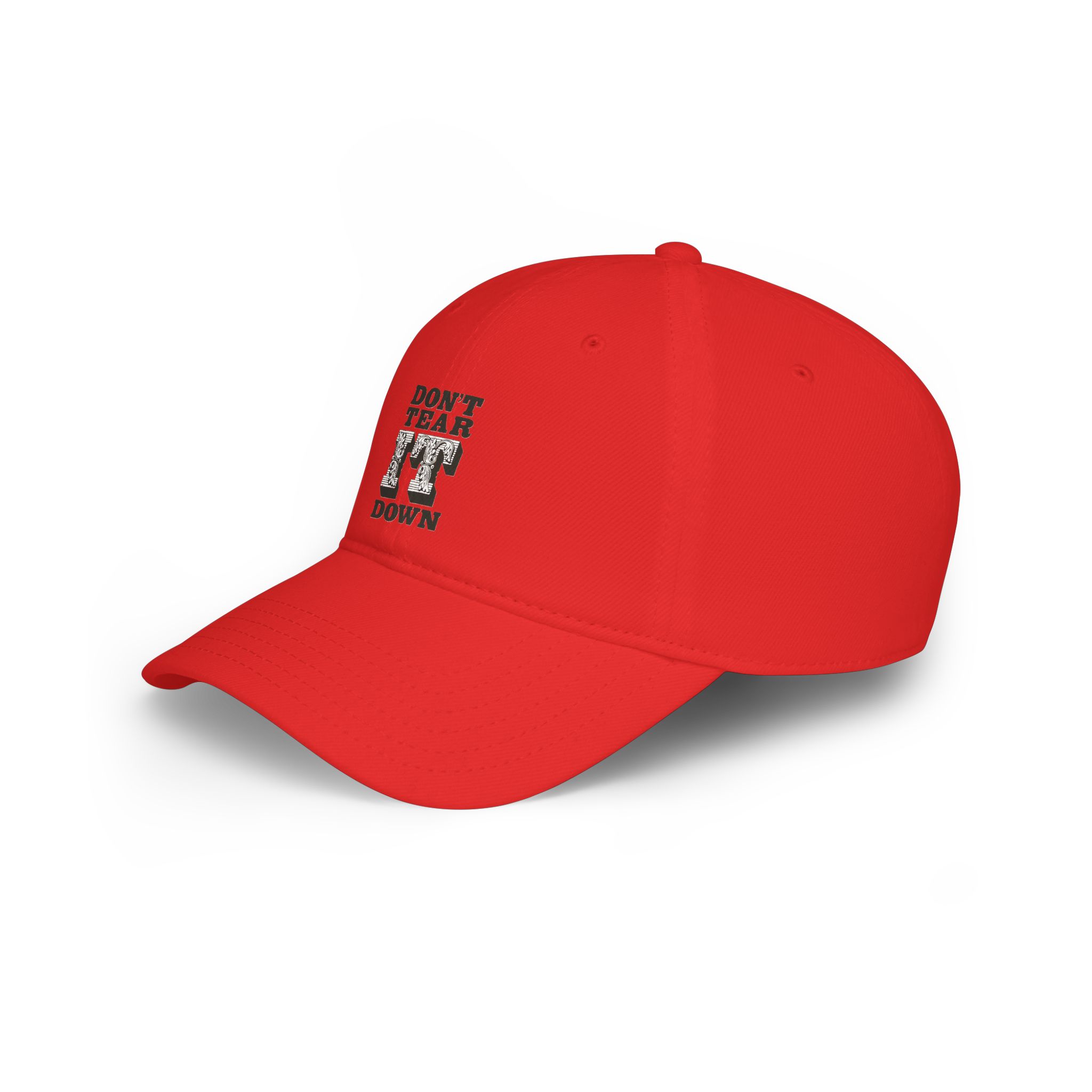 Don’t Tear It Down Baseball Cap | Distressed Text - Image 7