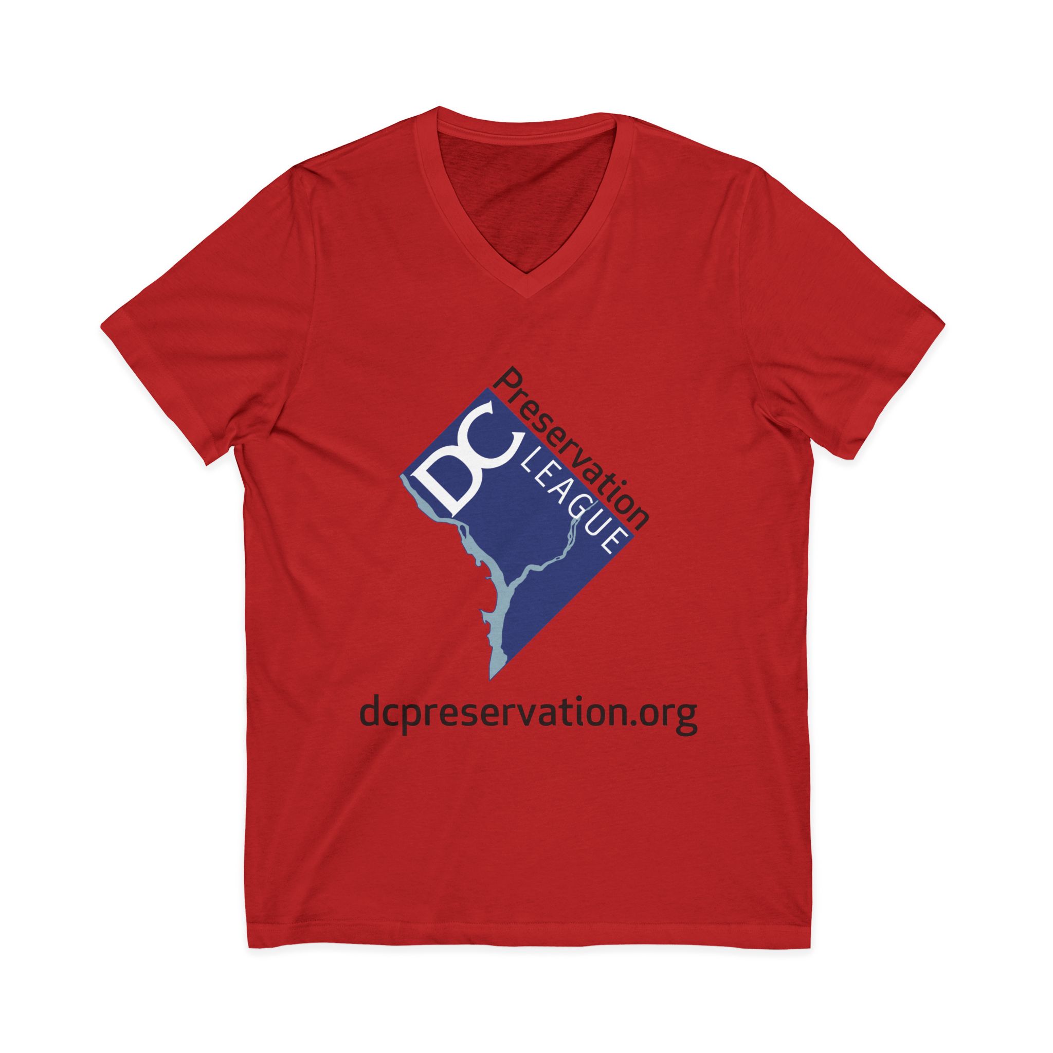 DCPL Unisex Jersey Short Sleeve V-Neck Tee - Image 29