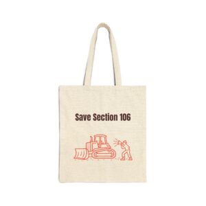 106Strong Cotton Canvas Tote Bag