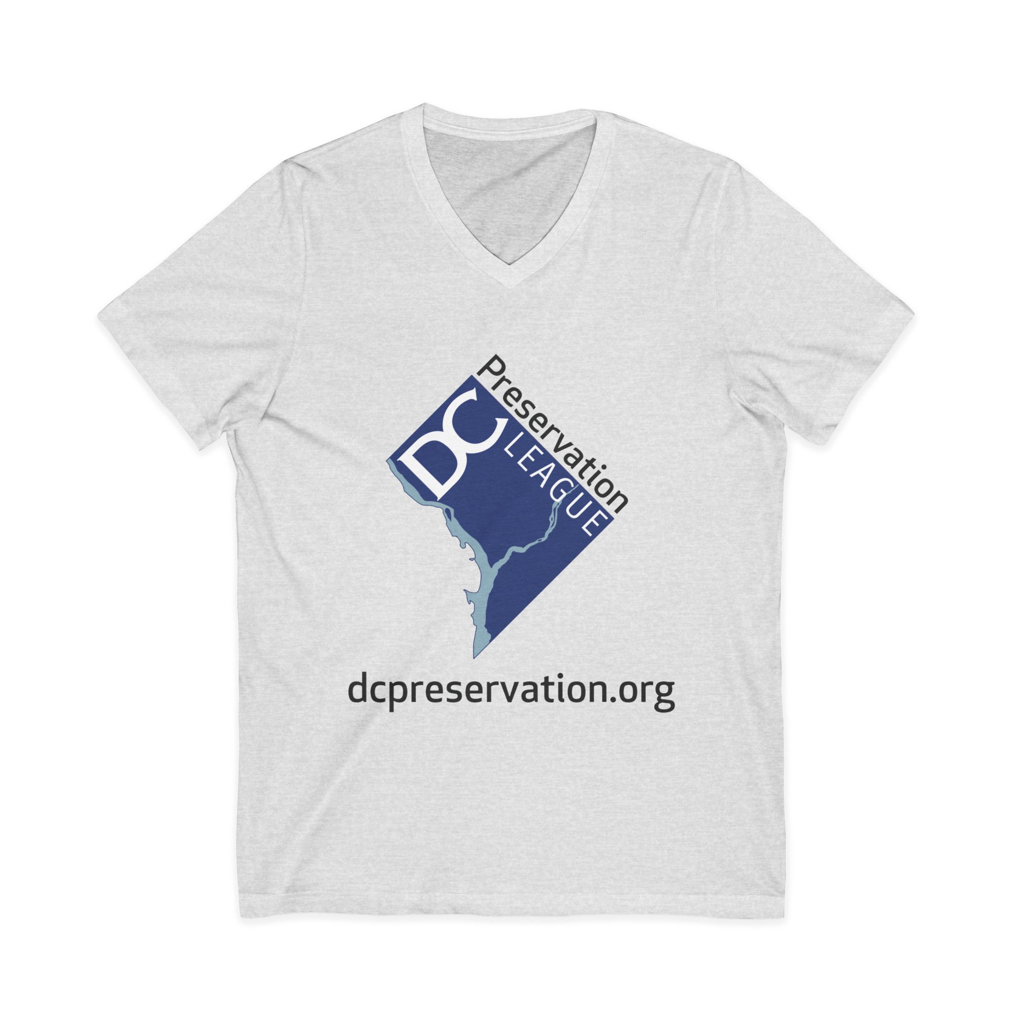 DCPL Unisex Jersey Short Sleeve V-Neck Tee - Image 5